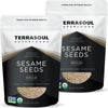 Terrasoul Superfoods Organic Unhulled Sesame Seeds, 4 Lbs (2 Pack) - Gluten Free, Raw, Keto Friendly