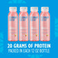 Celebrate Bariatric dietary products CLR Whey Isolate Protein Water, Pink Lemonade, 20g Protein, 12 Fl Oz, Gluten Free, Sugar Free, 12 Pack