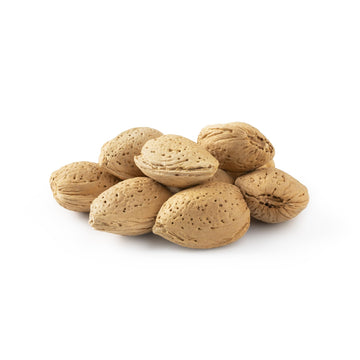 Delice Almonds In Shell - Whole, Raw, Unsalted, 6 LBS - Grown and Packed in California, Fresh Buttery Taste, Resealable Bag