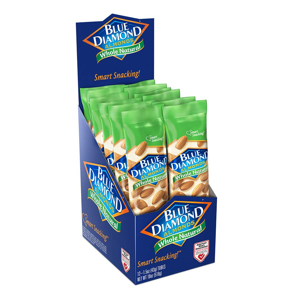 1.5 oz Whole Natural Almond Nuts