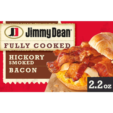 Jimmy Dean Hickory Smoked Bacon, 2.2 oz, Model 10188500436