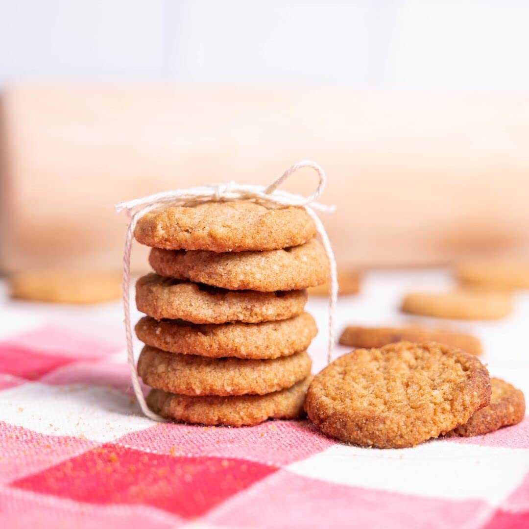 Highkey Gluten Free Ginger Spice Cookies - Keto Snack No Sugar Low Carb Snacks Foods Diet Friendly Food Healthy Cookie Dessert Treat Sweet <1G Sugar Ginger Snaps 2.0Oz 3Pack