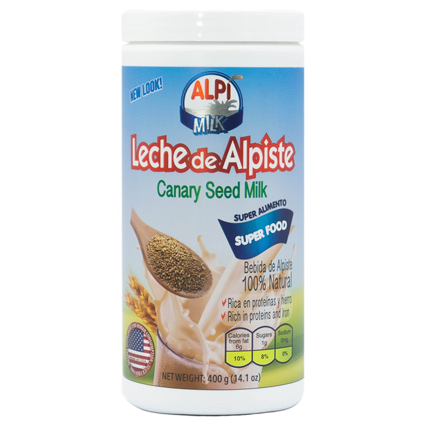 GuzHealth Leche de Alpiste - ALPIMILK Canary Seed Milk 14.1oz