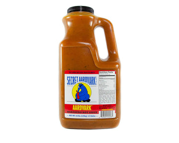 Secret Aardvark Hot Sauce - Habanero Hot Sauce, Habanero Peppers & Roasted Tomatoes, Medium Spiced Hot Sauce, Non-Gmo, Low Sugar, Low Carb Hot Sauce & Marinade - Hot Habanero Sauce, 64 Oz