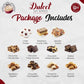 Dulcet Gift Baskets Elegant Sprinkle Cookie-Chocolate Fudge Brownie Gourmet Bakery Gift Basket Great Gift For Birthdays, New Baby, Anniversaries- Mother’S Day.