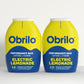 Obrilo Energy Dye Free Water Enhancer - L-Theanine, Taurine, Ginseng - 2 Fl Oz (Pack of 2) - Electric Lemonade Flavor
