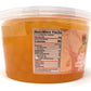 Fusion Select Peach Bobaz Bursting Bobaz Popping Bobaz Pearls For Bobaz Tea, Bubble Tea, Fruit Tea, Yogurt Toppings 450 Grams