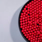 Red Sprinkles Edible Pearls,Cake Sprinkles 130g 4.6OZ,Cookie Sprinkles,Sugar Pearl, Edible Candy Pearls for Cake Cupcake Decorat