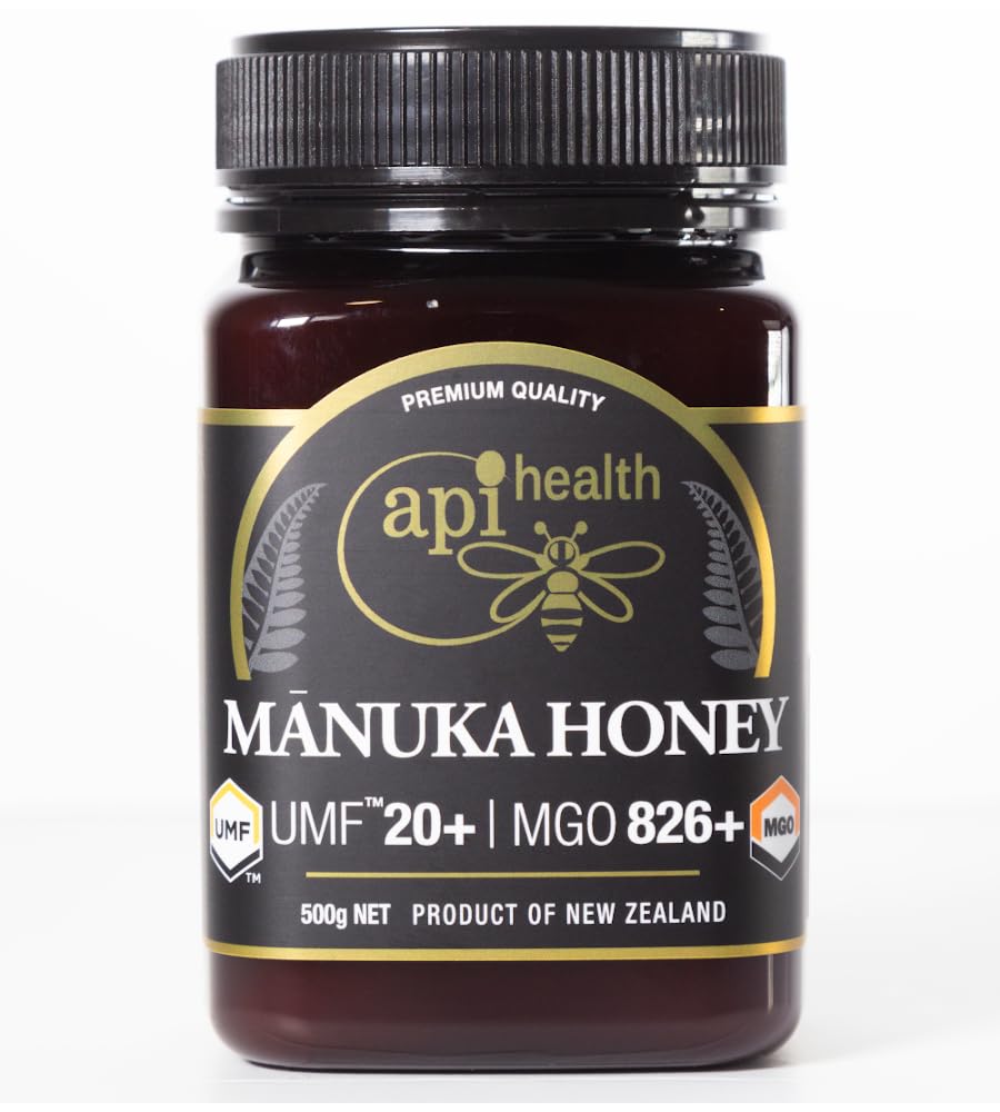 Manuka Honey 500g UMF 20+ (MGO 826+) Pure New Zealand Honey 1.1 lb