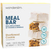 Wonderslim Meal Replacement Protein Bar, Shortbread Cookie, 15G Protein, 20 Vitamins & Minerals, Gluten Free (7Ct)