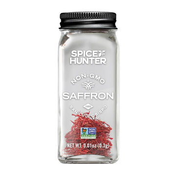 Spice Hunter Saffron Strands, Spanish Mancha, Whole, 0.01 Ounce (Pack of 6)