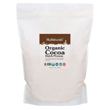 Nunaturals Organic Cocoa Powder, Premium Dutch-Process For Drinking And Baking