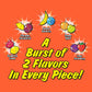 Toxic Waste - Nuclear Fusion - Dual Flavored, Hazardously Sour Candies - 5 Assorted Flavor Combinations - 1.48 Oz Drums, Pack Of 3