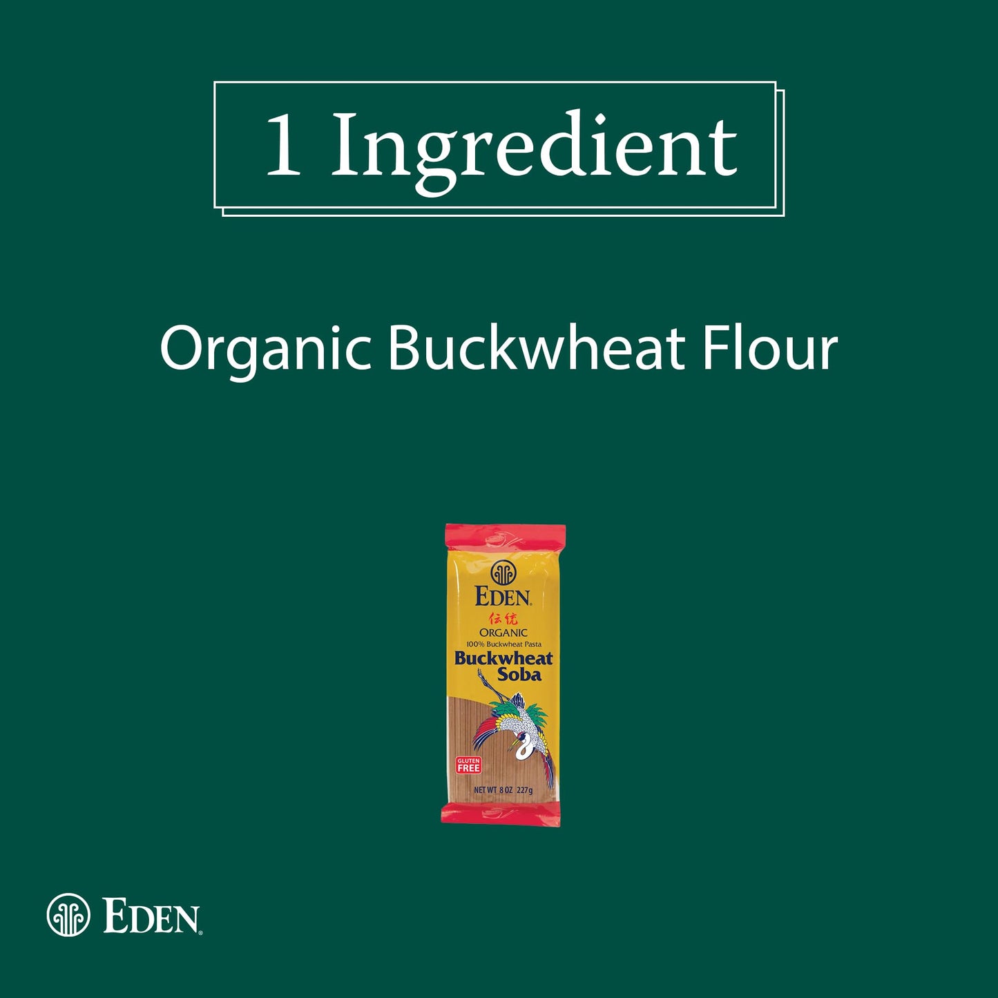 Eden 100% Buckwheat Soba Pasta, 8 oz (3-Pack)