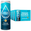 Proud Source Alkaline Spring Water, Natural Minerals + Electrolytes, Infinitely Recyclable Aluminum, BPA-Free, 12 Fl Oz (Pack of