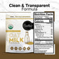 Healthier Comforts Oat Milk Powder - Gluten-Free, Vegan, USDA Organic, 21oz