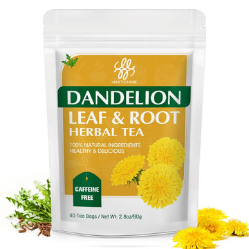 iMATCHME Dandelion Leaf & Root Tea, Caffeine Free, 40 Bags, 80g, Digestion and Immune Support
