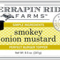 Terrapin Ridge Farms Smokey Onion Mustard – Gourmet Mustard For Burgers, Brats, Sandwiches & More – 8.5 Oz Jar