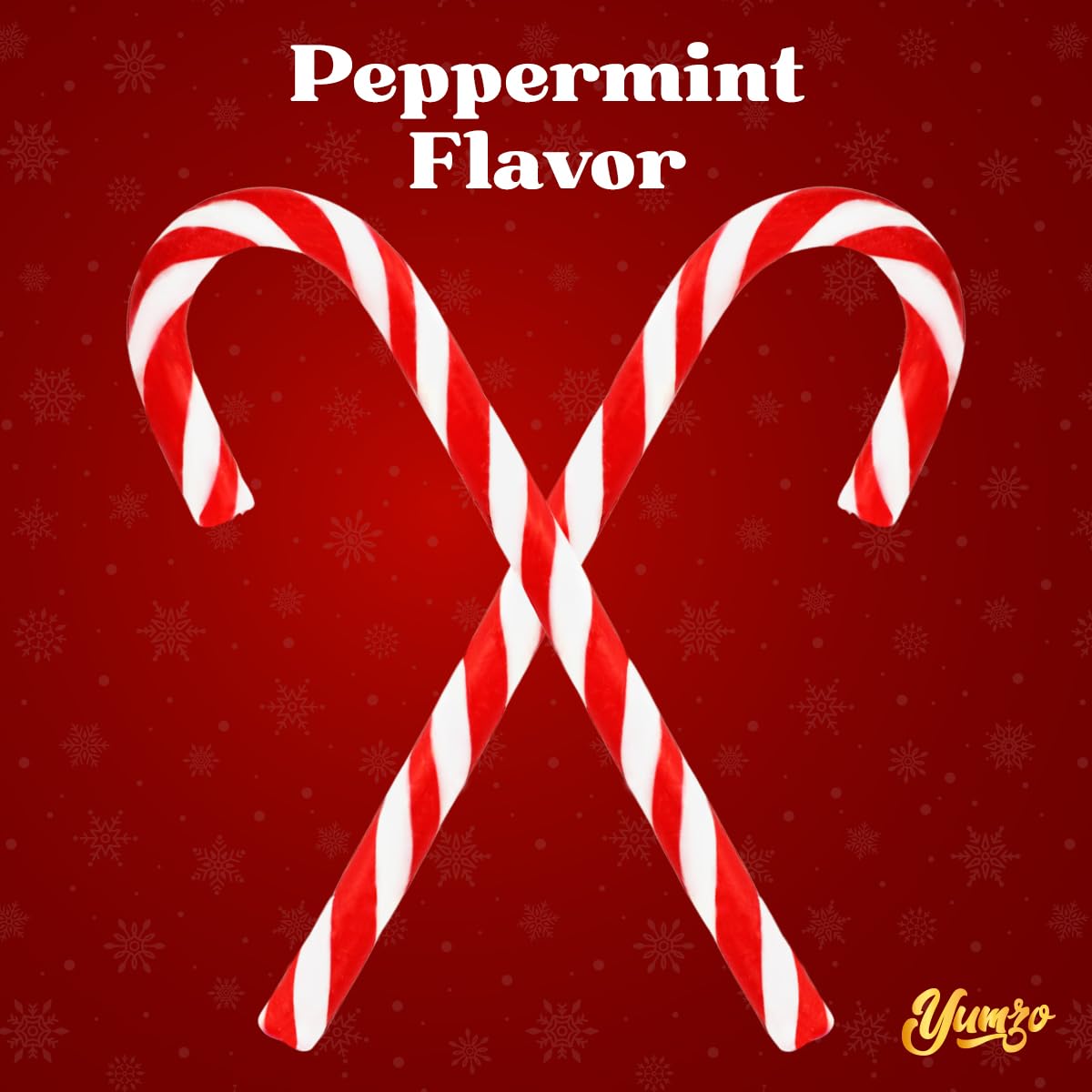 Yumzo Christmas Candy Canes - Classic Red and White Peppermint Flavor - 36 Pack Individually Wrapped for Holiday Gift Giving
