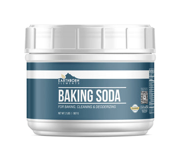 Earthborn Elements Baking Soda (2 Lb) Sodium Bicarbonate, Cooking, Cleaning & Deodorizing