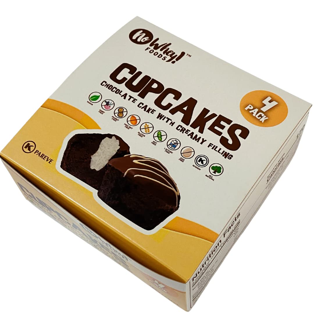Creamy Filled Cupcakes | Dairy Free, Peanut Free, Soy Free, Gluten Free by No Whey! Foods