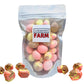 Airmont Farm Freeze-Dried Candy Salt Water Taffy - Banana Split Flavor - 2 oz Box - Bite-Sized Pieces