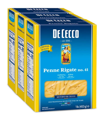De Cecco Semolina Pasta, Variety Pack, 1 Penne Rigate, 1 Orecchiette & 1 Gemelli (3 Count of 16 oz Each), 48 oz, 1 Pound (Pack o