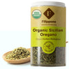 Filippone Organic Oregano, Herb, Seasoning, Shaker, 20 G (0.70 Oz), Picked Fresh, Italian Dried Oregano Shaker, Sicilian Oregano