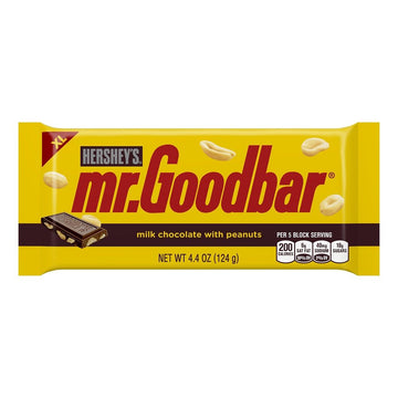 Mr. Goodbar Chocolate Candy Bar with Peanuts, 4.4 Oz, Pack of 12