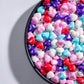 Valentine'S Blue Heart Sprinkles,Cake Sprinkles,Cookie Sprinkles,Sugar Pearl, Edible Candy Pearls For Cake 130G 4.6Oz Cupcake De