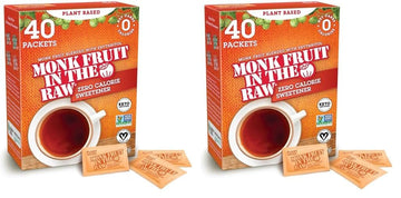 MONK FRUIT IN THE RAW, Natural Monk Fruit Sweetener w/Erythritol, Sugar-Free, Keto, Gluten Free, Zero Calorie, Low Carb, Vegan S