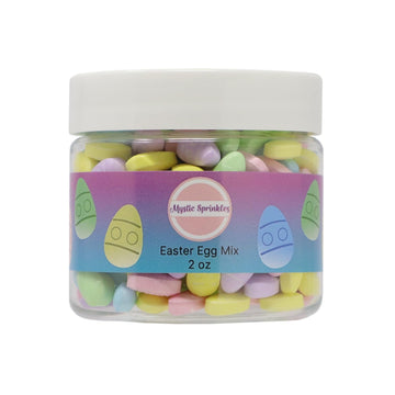 Mystic Sprinkles Easter Candy Shapes Sprinkles (Easter Egg Mix, 2Oz Jar)