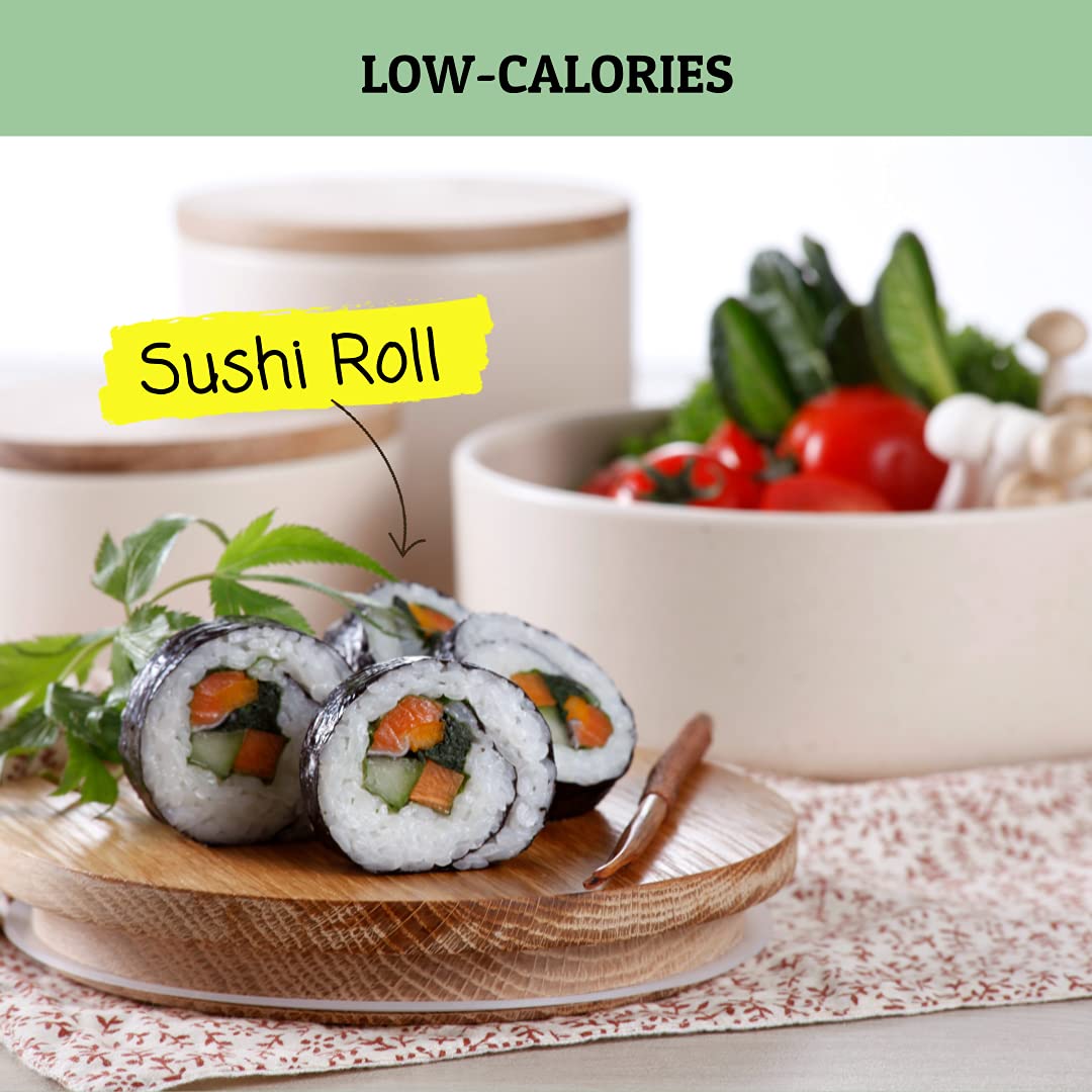 Choi'S 1 Organic Roasted Seaweed, Gim, Sushi Nori/ (50 Full Sheets)/ Product Of Korea/ Gold Grade- Vegan, Keto, Gluten Free, Ful