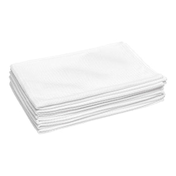 Kitchen Towels - Bulk Microfiber Waffle Weave Towels | 16 X 24 In. (144 Count) | Absorbent,No Lint, Thick, Reusable, Commercial,