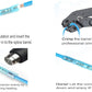Fagegfa 100Pcs 16-14 Awg Blue Heat Shrink Butt Connectors Waterproof Insulated Crimp Butt Splice Electrical Connectors