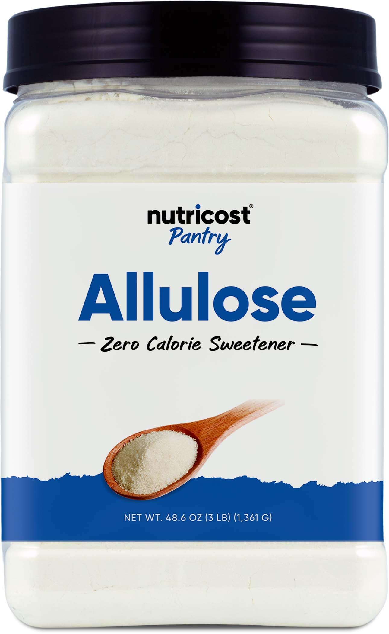 Nutricost Allulose Sweetener - Natural Sugar Alternative, 0 Calorie, Low Carb, 48 Ounce