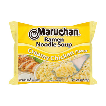 Maruchan, Ramen Noodle Soup, Creamy Chicken Flavor, 3 oz