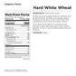 Augason Farms Hard White Wheat Emergency Food Storage 24 Pound Pail