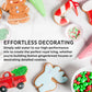 Chefmaster Premium Holiday Royal Icing Mix, Decorating Cookies, Making Cake Decorations, Extra Smooth & Versatile, Just Add Wate