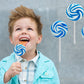 Fruidles Blue Swirl Lollipop Candy, Mixed Fruit Flavor, 12 Count, Individually Wrapped