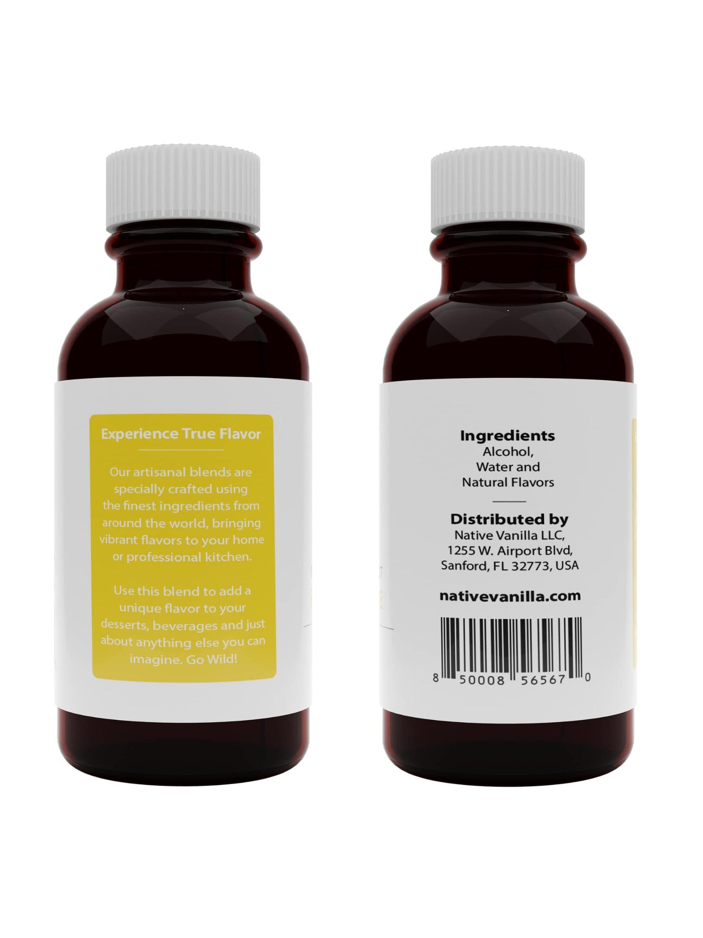 Native Vanilla Pineapple Flavor Extract - 4 Fl Oz - Pure Flavors for Cooking, Baking, and Desserts