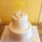 Happy Birthday In Heaven,Celebration Of Life Cake Topper For Birthday,Anniversary,Funeral,In Loving Memory, Funeral Decor,Gold G