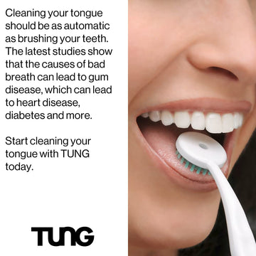 Peak Essentials | Tung Natural Brush & Gel Kit | Tongue Cleaner For Adults | Tongue Scraper To Fight Bad Breath And Halitosis |