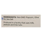 Pipcrn Mini Popcorn,Sea Salt 4 Oz (Pack Of 12)