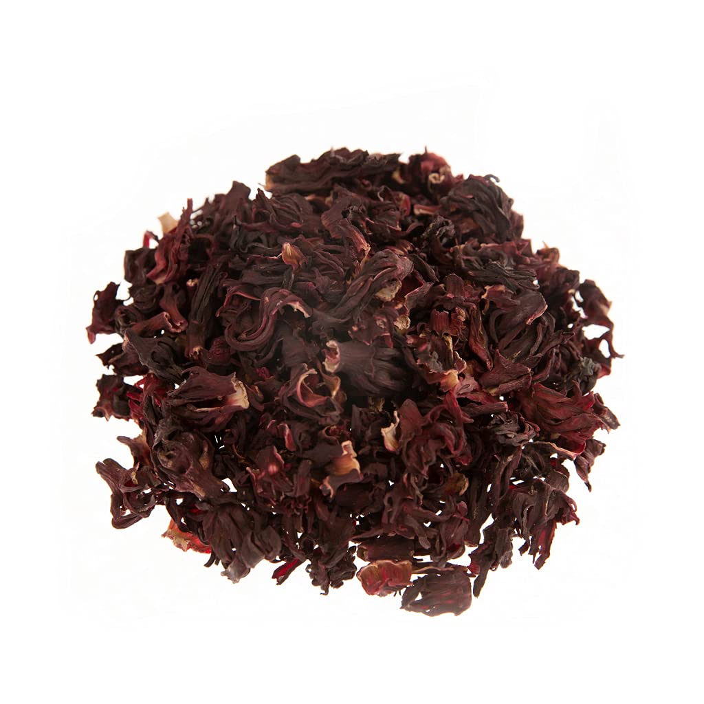 1400S SPICES Dried Hibiscus Flowers for Tea and Agua Fresca, 8oz Pack