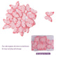 50Pcs Edible Pink Butterfly Cupcake Toppers Edible Wafer Paper Butterfly Decorations For Women Girls' Happy Birthday Cake Topper