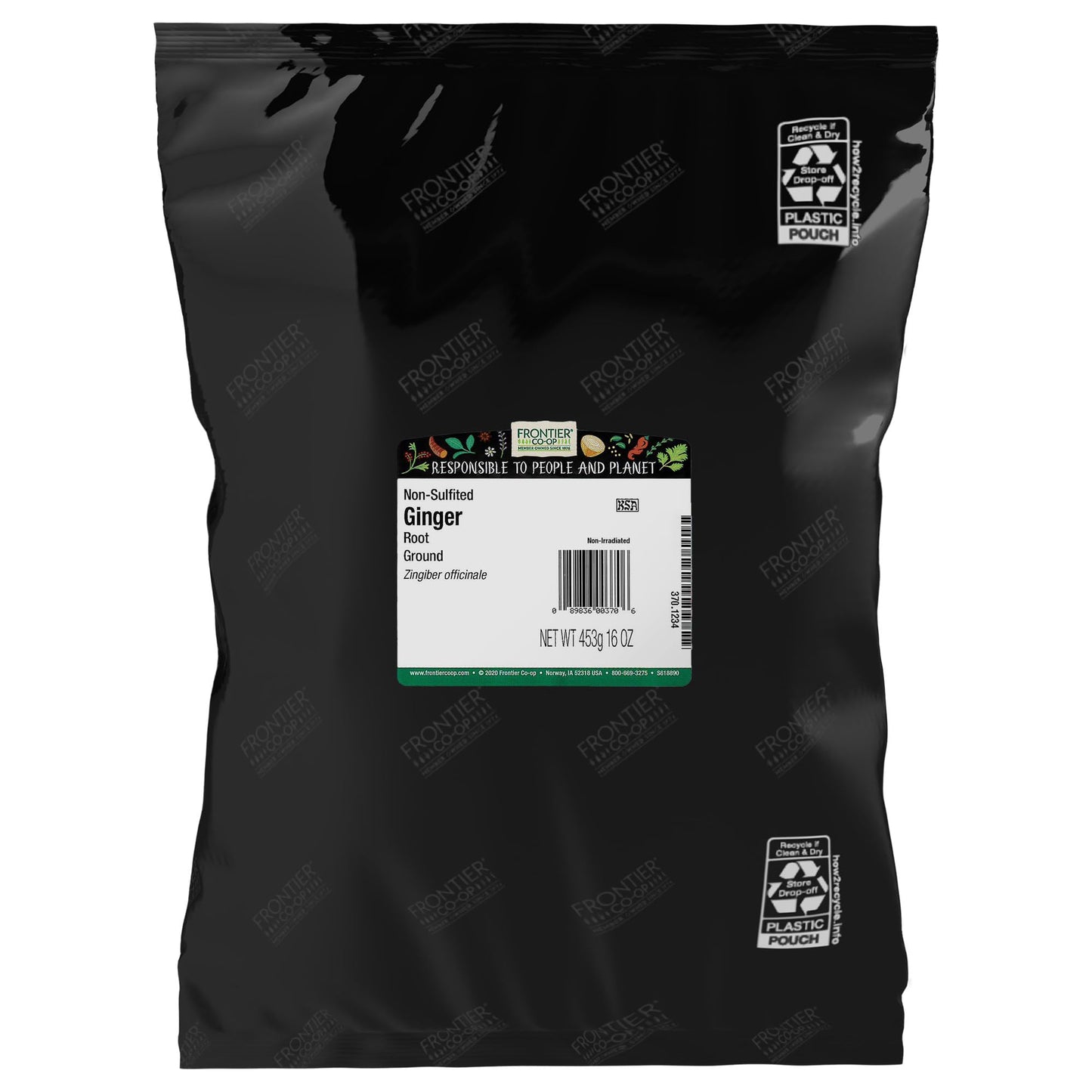 FRONTIER Ground Ginger Root, 16 OZ