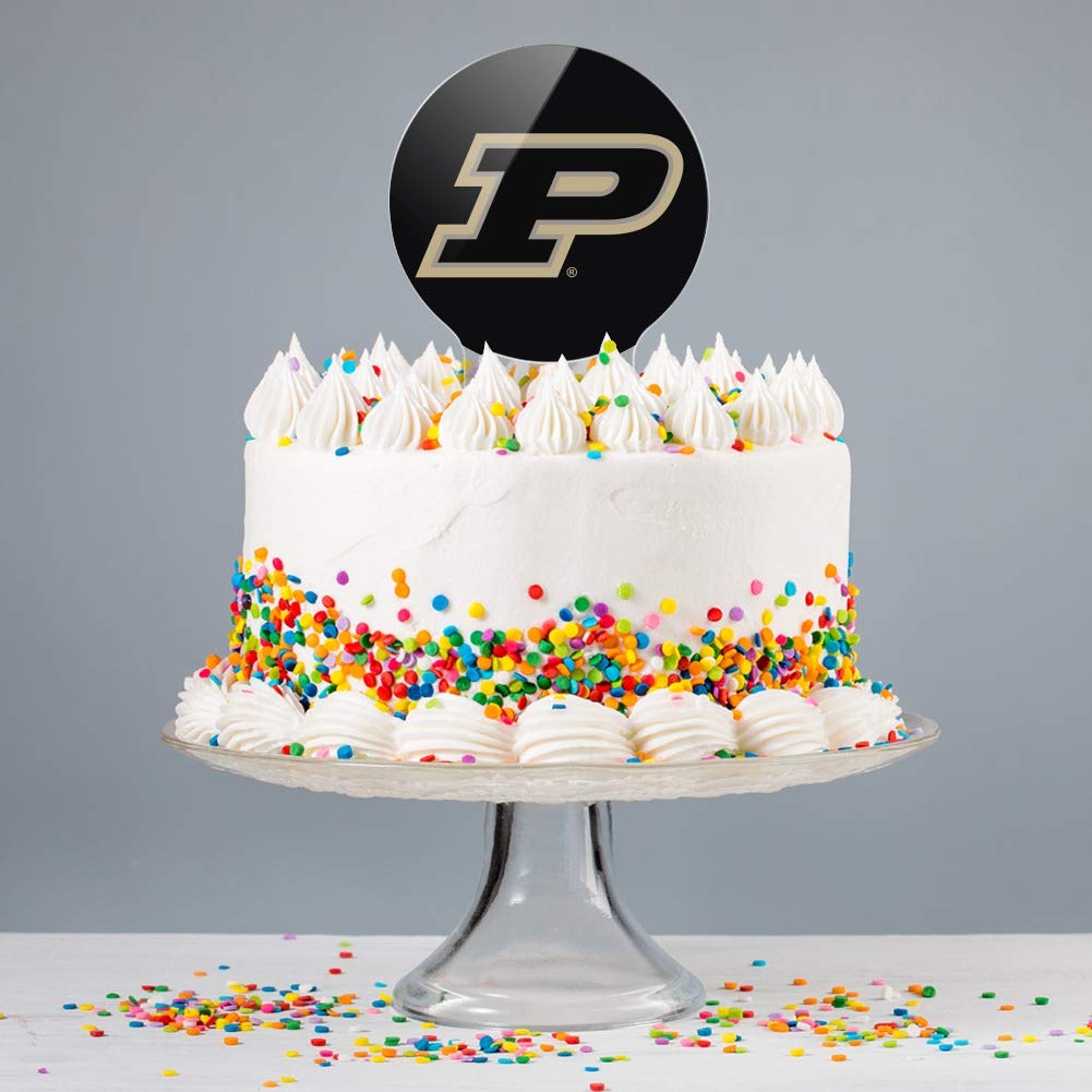 GRAPHICS & MORE Acrylic Cake Topper - Purdue Boilermakers Logo, Multi, One Size, Party Decoration for Wedding, Anniversary, Birthday, Graduation