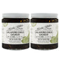 Mild Jalapeno Pepper Chile Crunch Crisp 6oz 2 pack - All Natural Chili Oil Hot Sauce 100% Olive Oil, Garlic & Rosemary - Spicy C