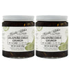 Mild Jalapeno Pepper Chile Crunch Crisp 6oz 2 pack - All Natural Chili Oil Hot Sauce 100% Olive Oil, Garlic & Rosemary - Spicy C